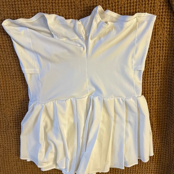 Aerie Crisp White Pleated Skort - Picture 6 of 12